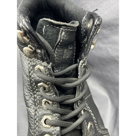 Harley Davidson 84280 Women's Motorcycle Boots Size 7.5 Black Lace Up - Picture 6 of 15